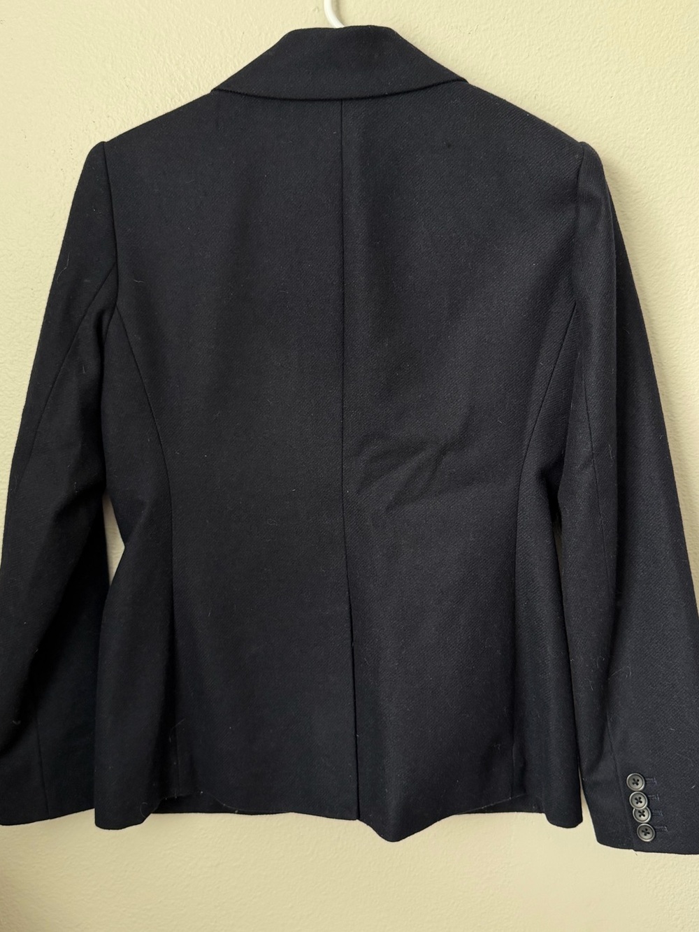 Everlane Wool Blend Academy Blazer Navy Blue Women’s 4 quiet luxury preppy - Picture 6 of 6